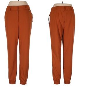 Calvin Klein Cropped Pants - Teracotta